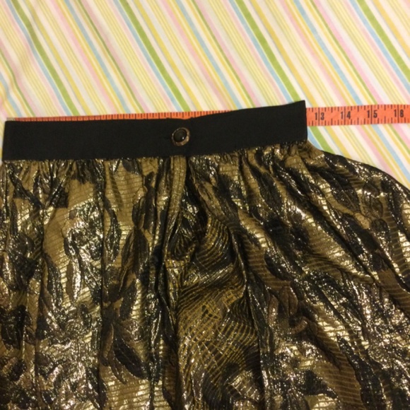 Beautiful Gold and Black Skirt Set - Picture 9 of 14